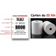 Carton de 50 rouleaux thermique pour impression de tickets 