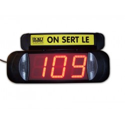 Afficheur seul à 3 chiffres avec segments lumineux LED