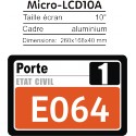 Ecran LCD 10' répétiteur de numéro pour Caisses/Bureau/Poste/... pour PublicBOX TV